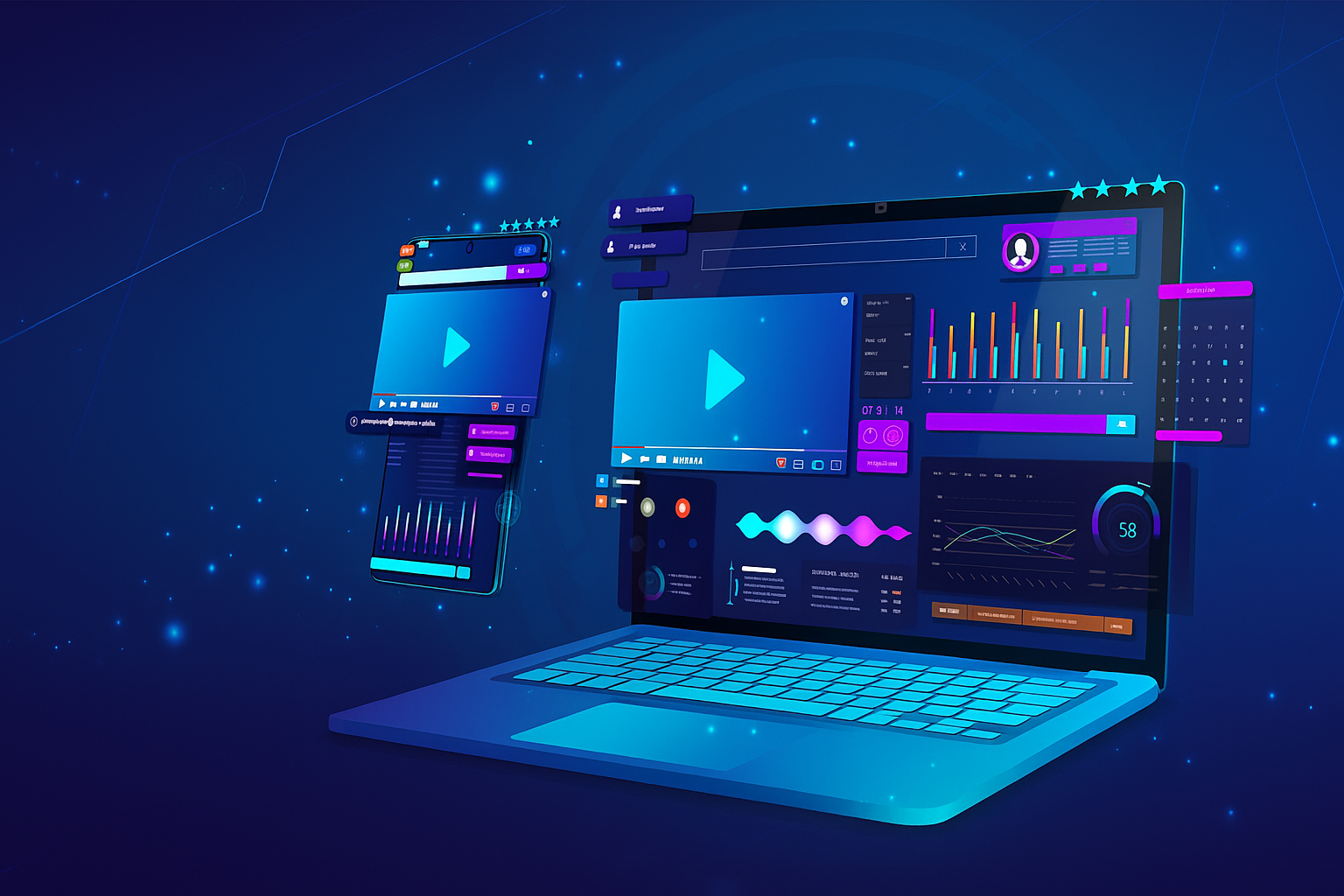 Abstract digital background